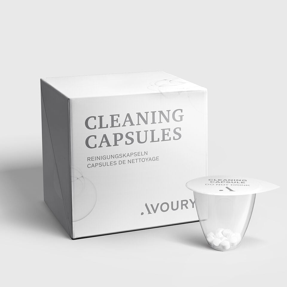Cleaning Capsule Packaging with capsule