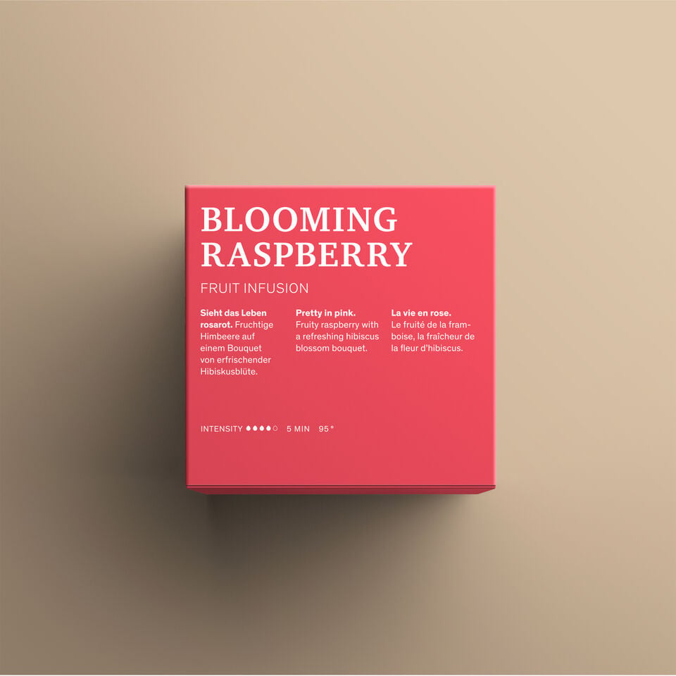 Blooming Raspberry Teeverpackung Rückseite