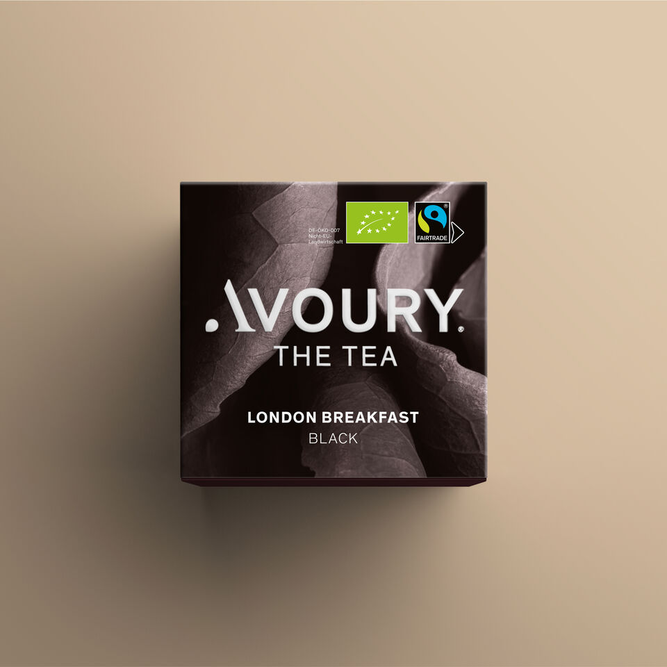 London Breakfast Teeverpackung Frontal