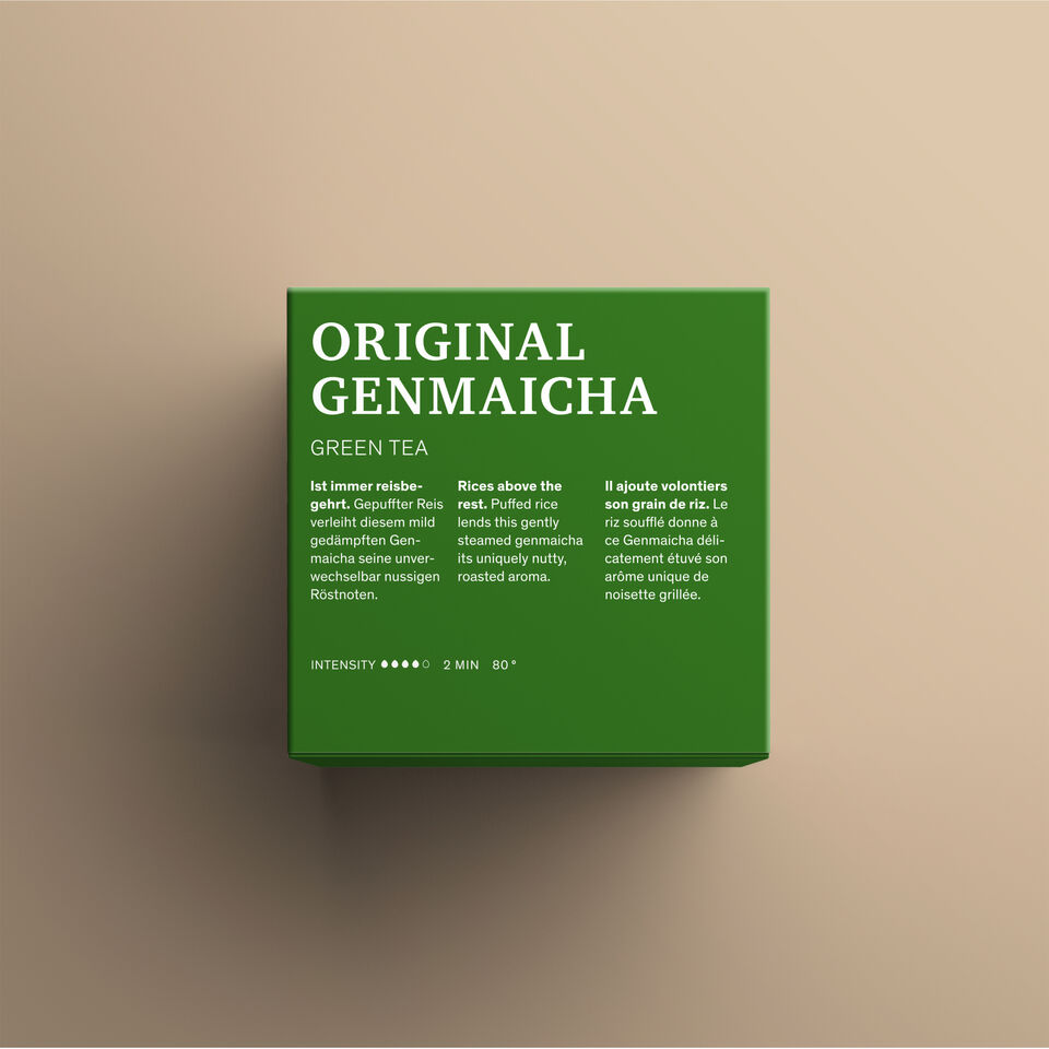 Original Genmaicha Packaging back