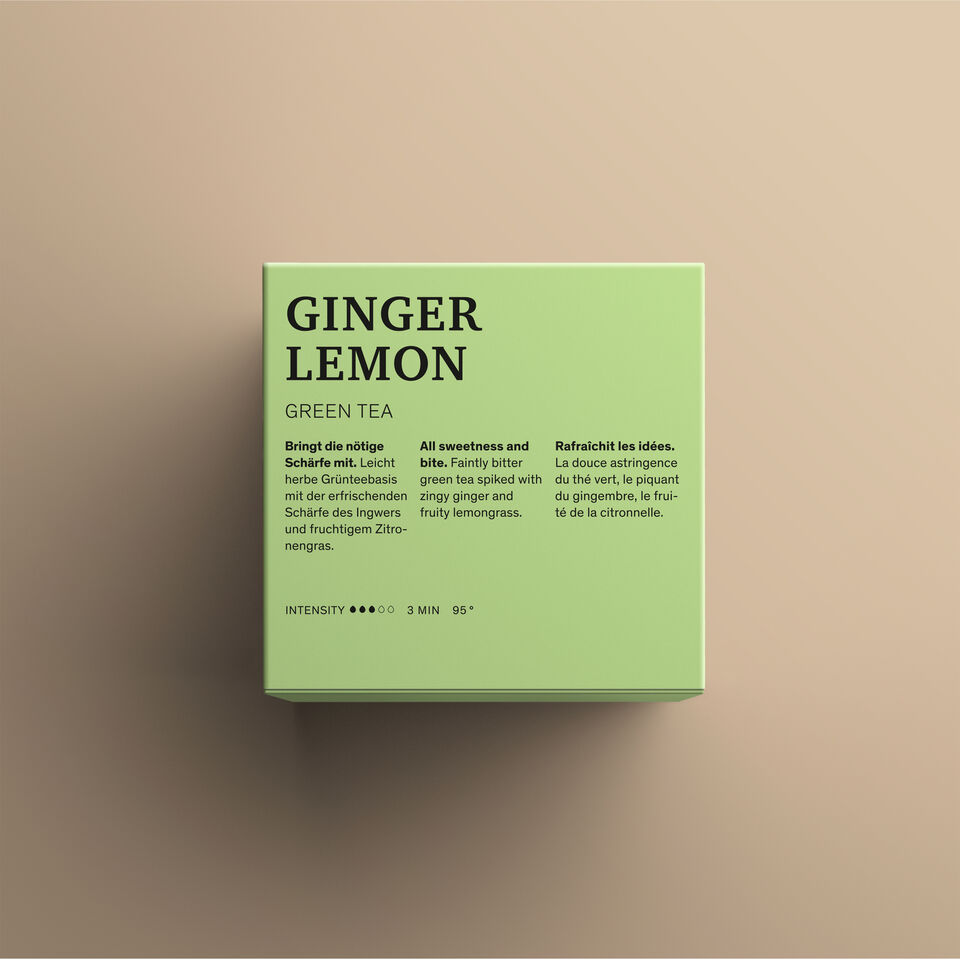 Ginger Lemon Packaging back