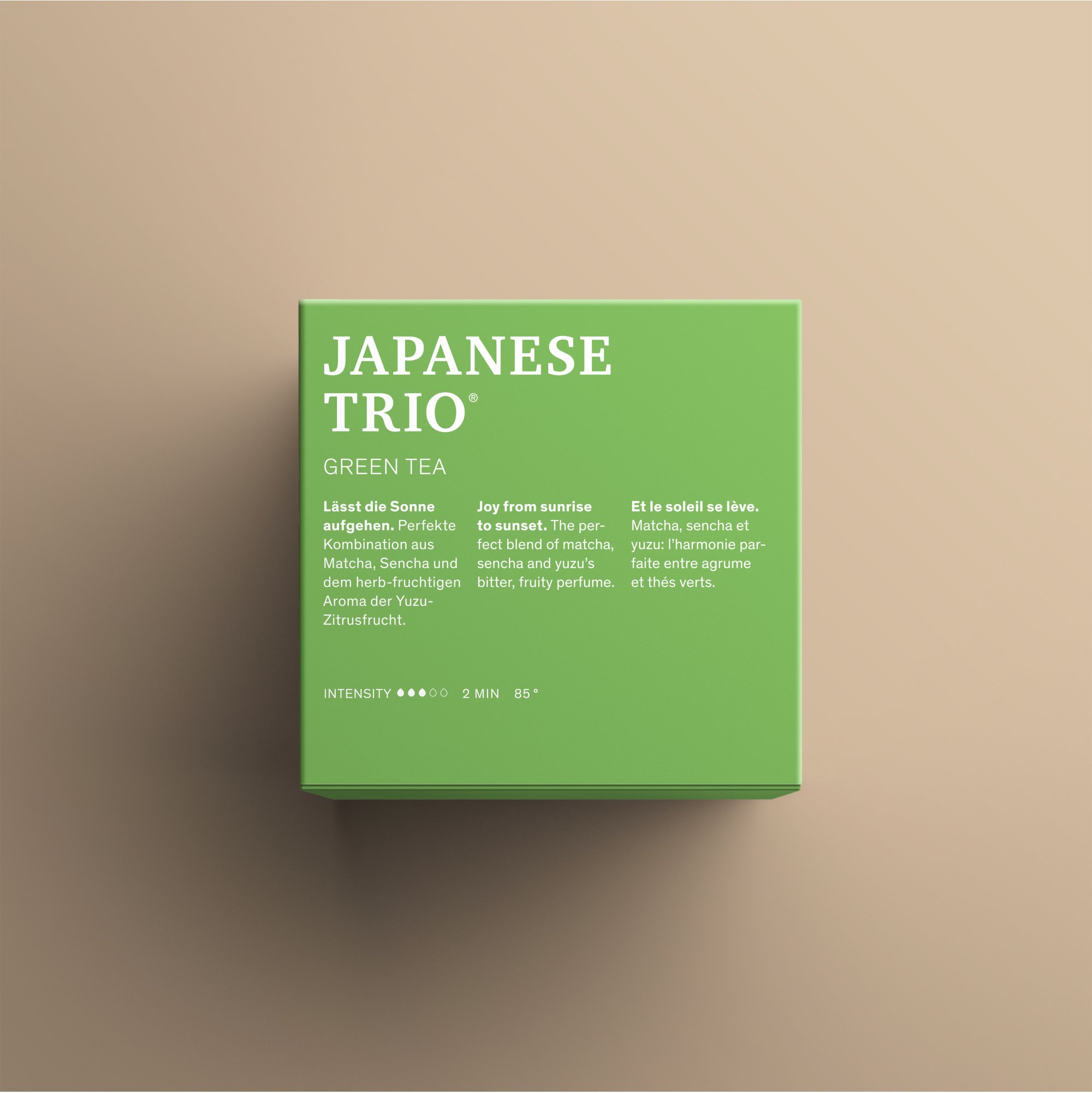 Japanese Trio Teeverpackung Rückseite