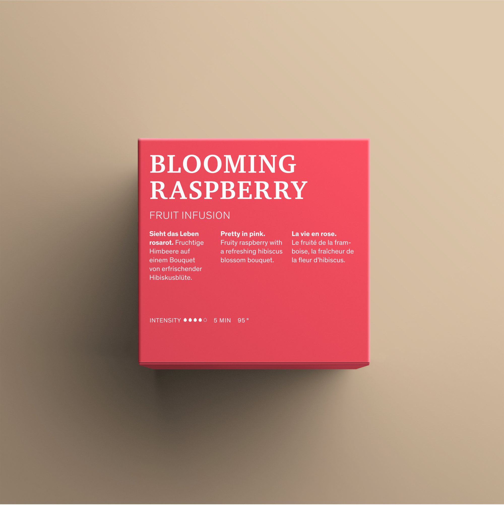 Blooming Raspberry Teeverpackung Rückseite