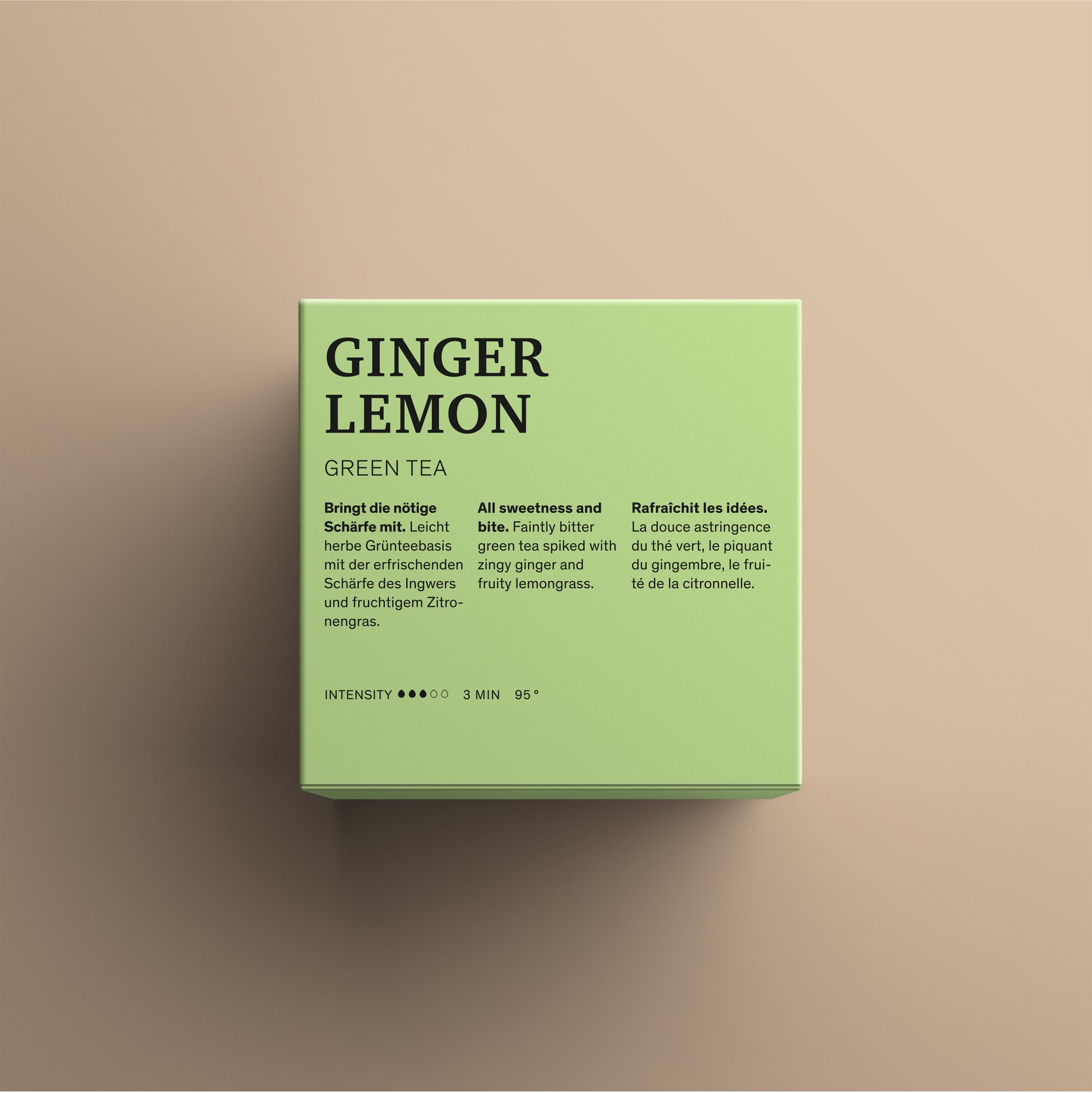 Ginger Lemon Teeverpackung Rückseite